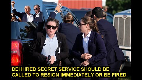 DEI Hire Secret Service Hires Needs to Resign or Be Fired.