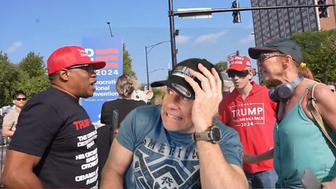 PISSING OFF Kamala Supporters Outside the DNC and MORE - LIVE