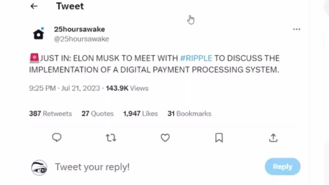 XRP to Partner with Twitter | Elon Musk in talks with Ripple | Crypto Man