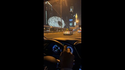 Dubai Road view | Dubai life | Night life Dubai