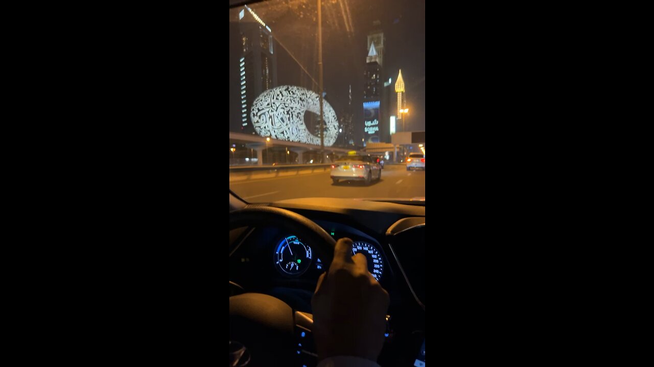 Dubai Road view | Dubai life | Night life Dubai