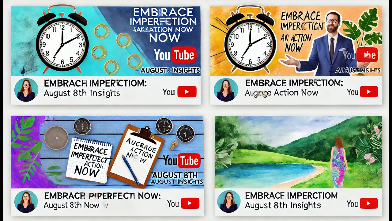 Embrace Imperfection: Take Action Now - August 8th Insights