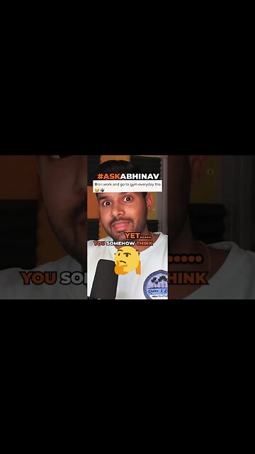 Body Builder's Take: Working out Wont solve All your Problems#askabhinav #shorts #workingout