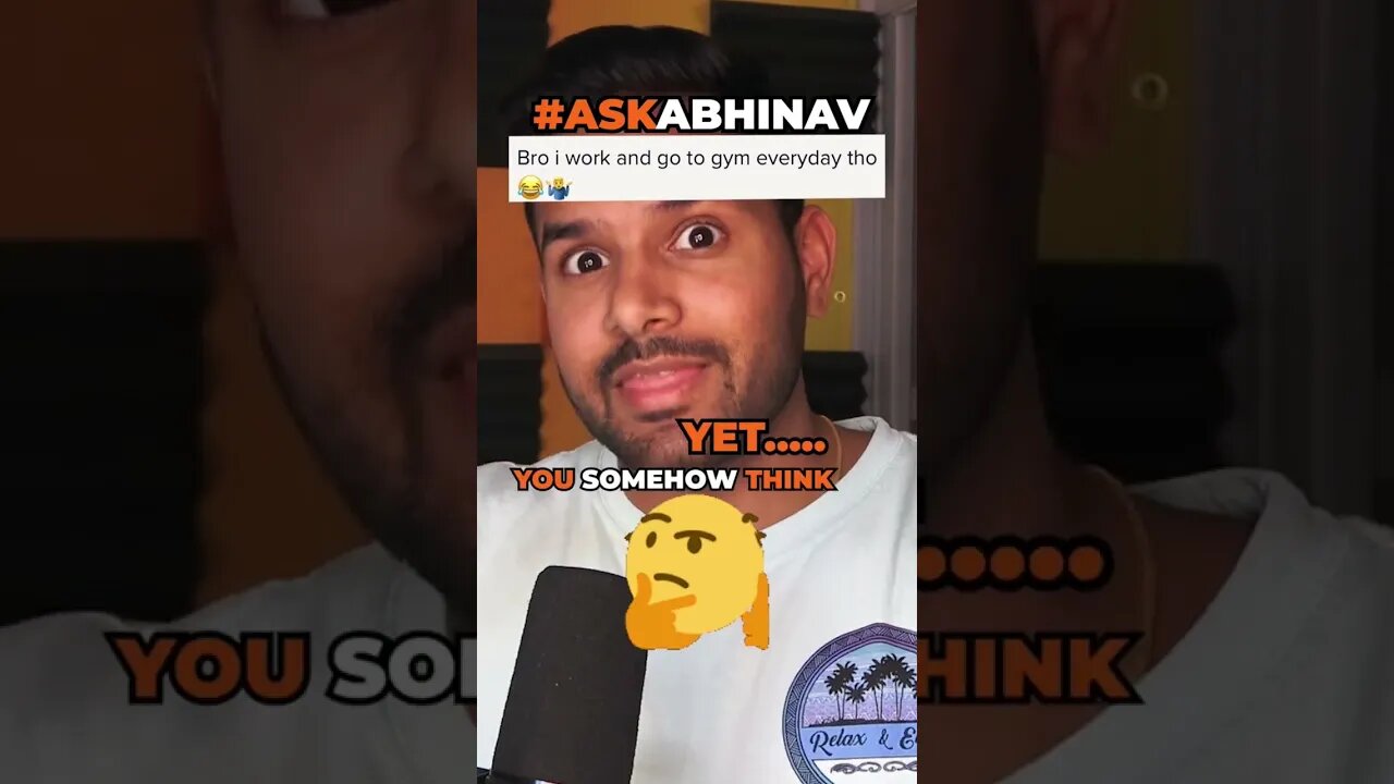 Body Builder's Take: Working out Wont solve All your Problems#askabhinav #shorts #workingout