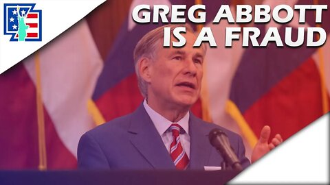 Greg Abbott IS A FRAUD!