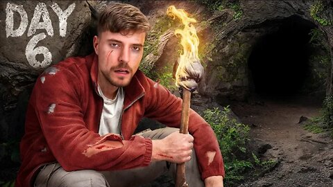 7 Days Stranded In A Cave 😨 Mr Beast New Challenge