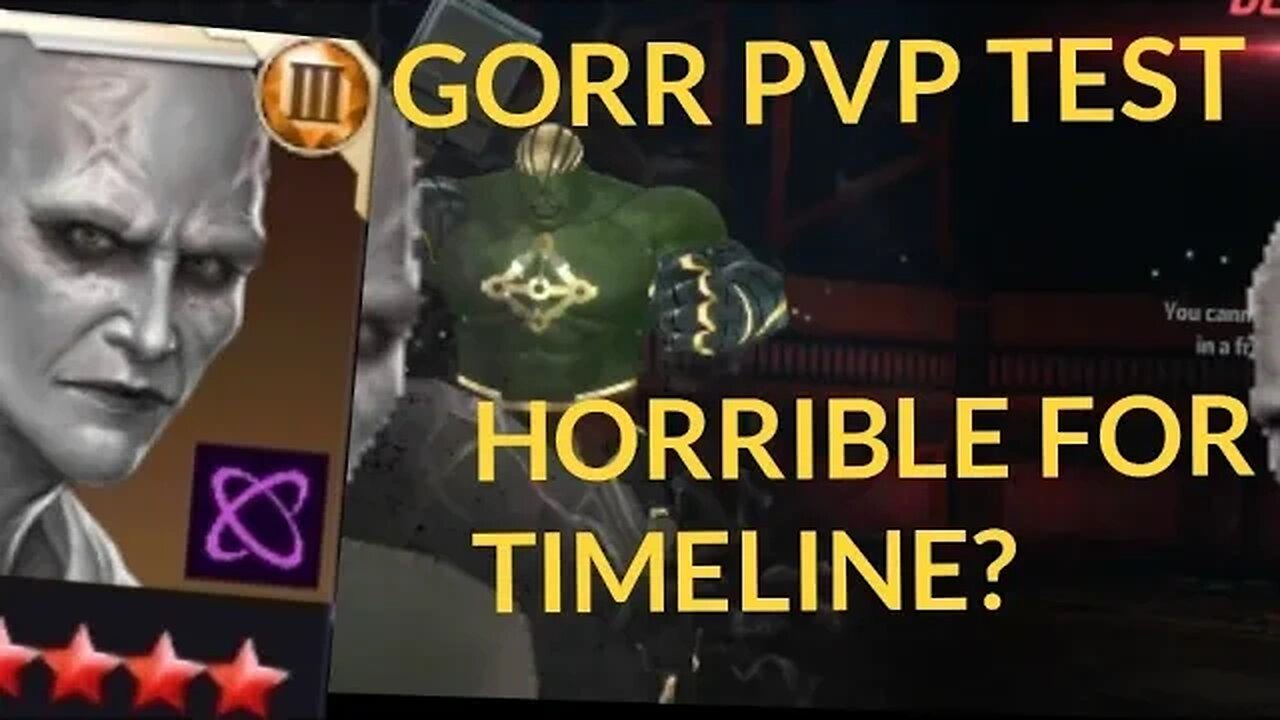 GORR TESTED IN TIMELINE BATTLE - ABSOLUTE GARBAGE??? - Marvel Future Fight