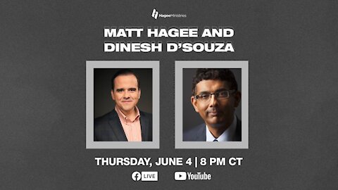 LIVE Pastor Matt having a conversation with Dinesh D'Souza - Thursday June 4th, 2020