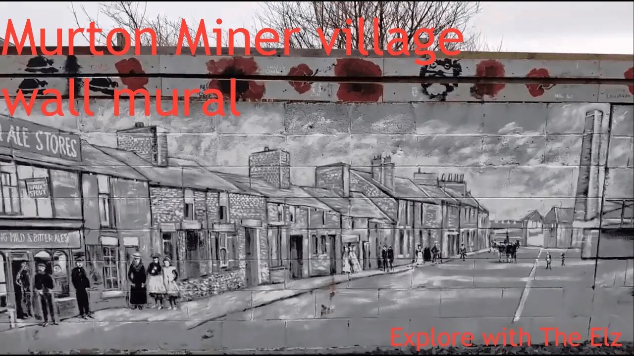 Murton, Durham history mural, mining heritage 🇬🇧