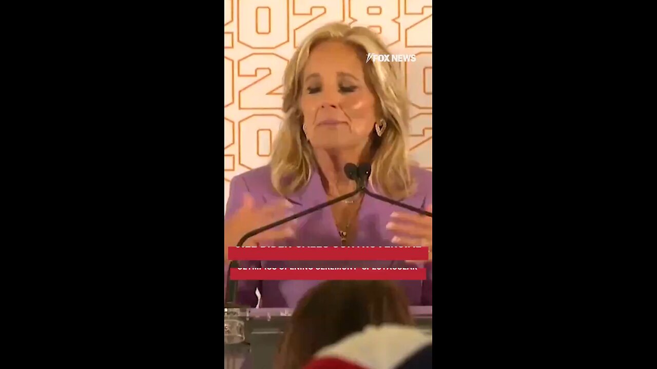 Jill Biden loved the anti Christian Olympics opening