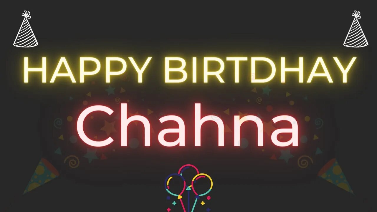 Happy Birthday to Chahna - Birthday Wish From Birthday Bash