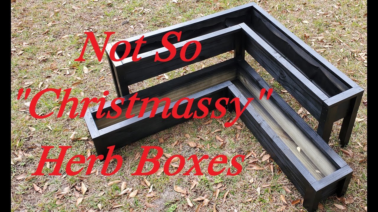 "Not So Christmassy" Herb Boxes