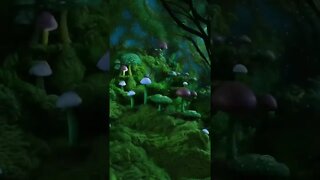 Magical Clay mushroom forest Ai#shorts#ai#aigeneratedart #stablediffusion #askingai