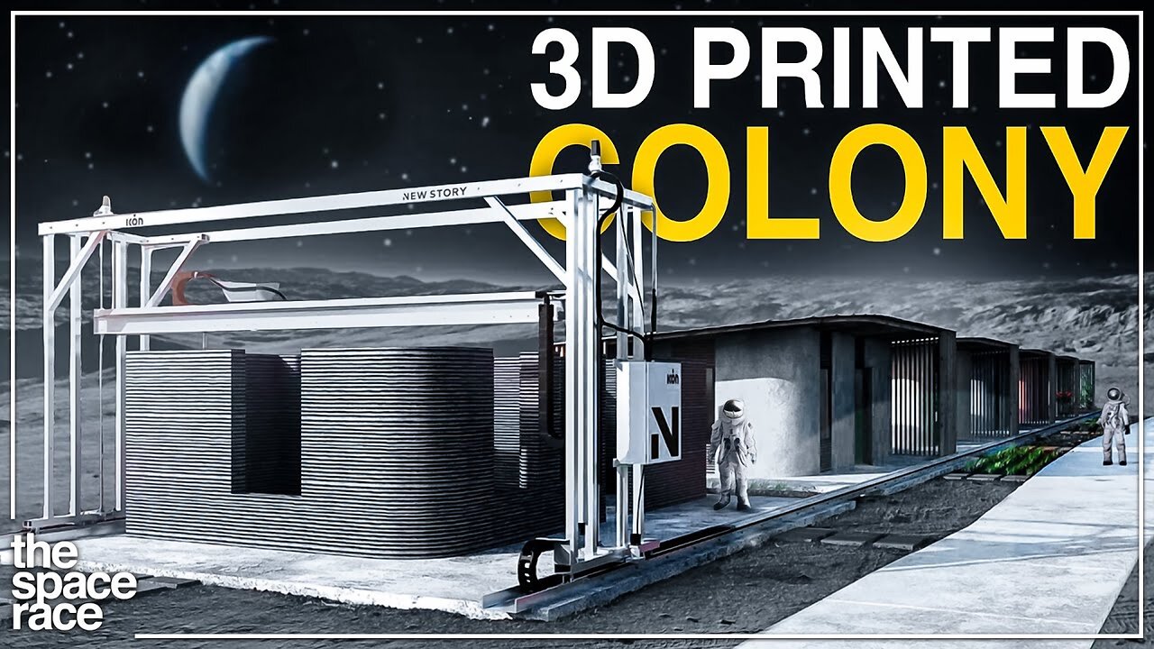 How NASA Will 3D Print Houses On The Moon!