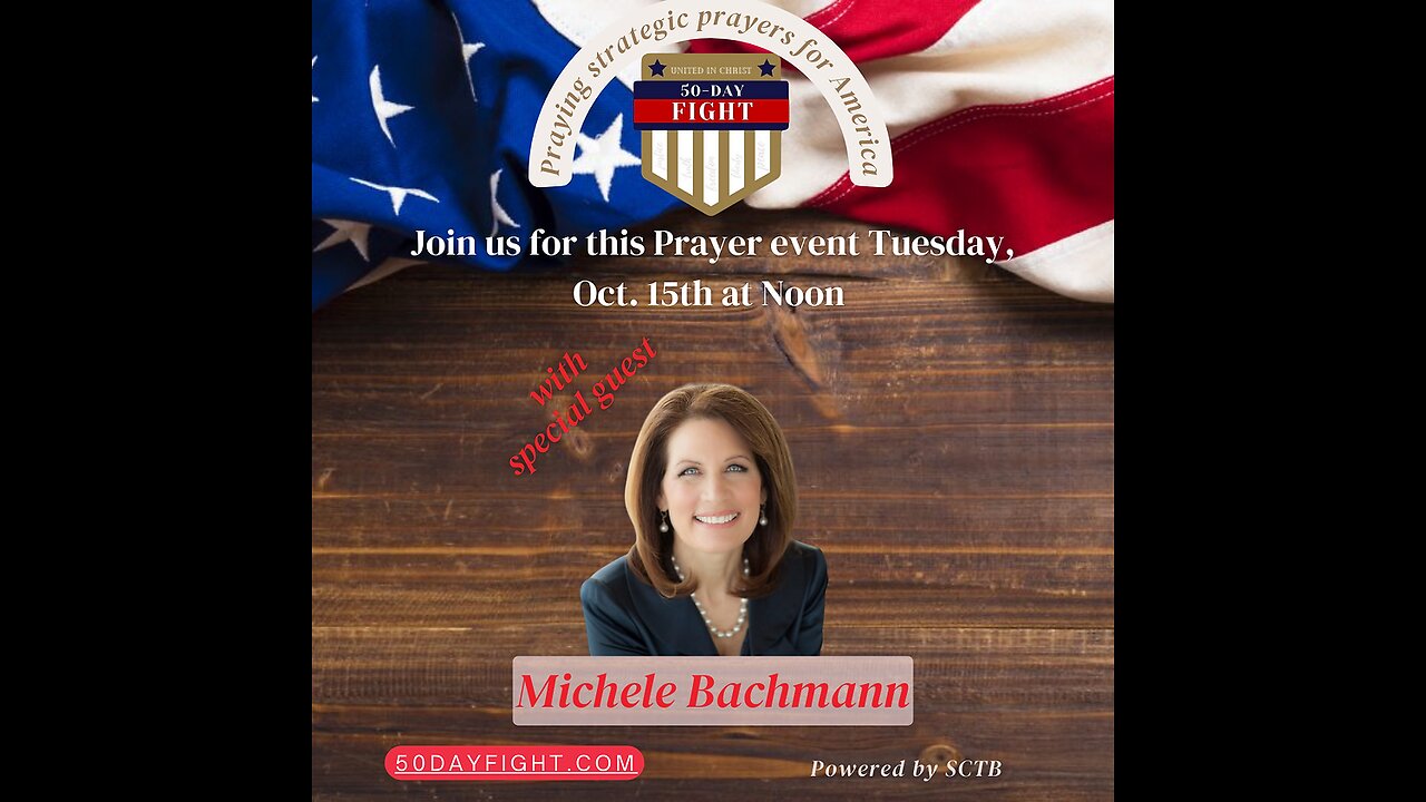 Michele Bachmann on 50 Day Fight - Oct. 15th NEW YORK