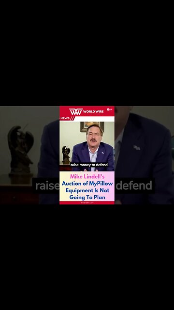 Mike Lindell's Auction of MyPillow Equipment Is Not Going To Plan-World-Wire #shorts