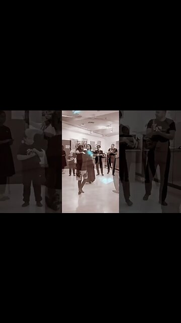 Девушки и парни красиво танцуют. Хьо са хьоме дуьне ду.