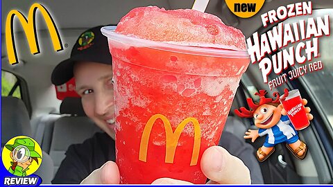 McDonald's® FROZEN HAWAIIAN PUNCH® Review ❄️🍍🍧 Fruit Juicy Red! 🤩 Peep THIS Out! 🕵️‍♂️