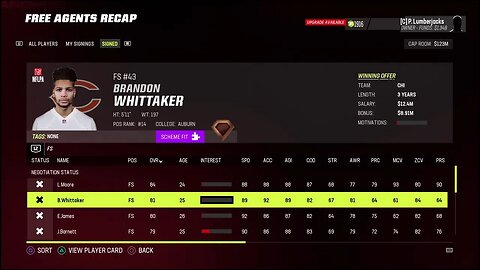 TDFL Football [Season 11]: Free Agency Cycle #3