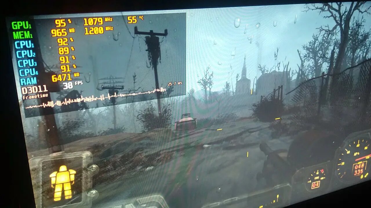 APU AMD A12 Fallout 4 no mínimo em em 720p.