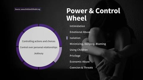 Isolation on the Wheel of Power and Control | Taking Action Against Domestic Violence