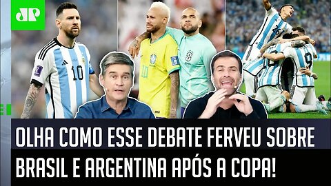 PEGOU FOGO! "O Brasil tem uma SELEÇÃO BANANA, cara! E a Argentina..." DEBATE FERVE após a Copa!