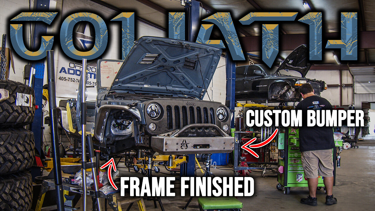 The Chassis And Custom Bumpers Are Ready For Powder Coat | #GOLIATH Ep. 6