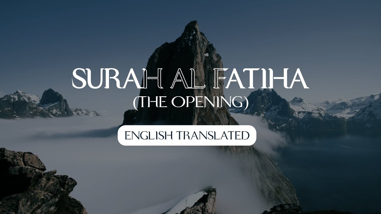 Quran With English translation HD,1- Surat Al-Fatiha