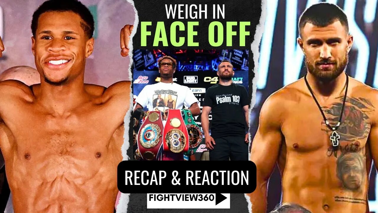 Devin Haney vs Vasyl Lomachenko WEIGH IN RECAP: Why Am I Struggling To Pick "The Dream?