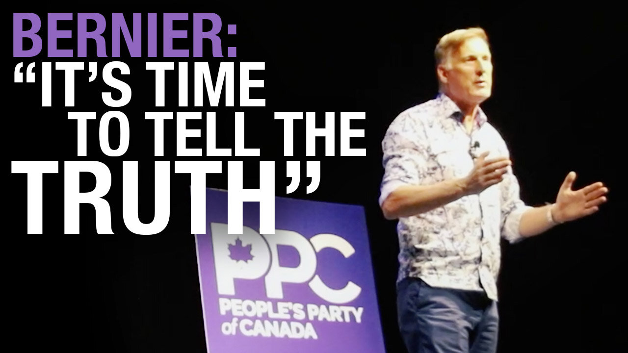 RAW: People's Party leader Maxime Bernier delivers speech in Alberta