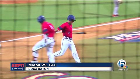 FAU Baseball Knocks Off Miami