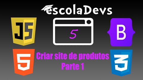 Criar site de produtos - parte 1