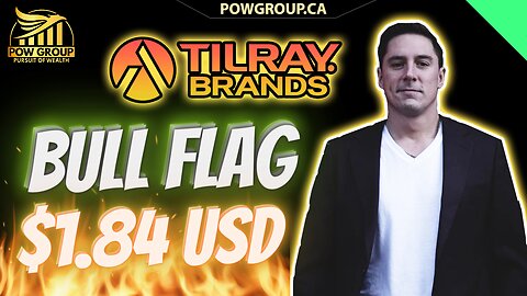 Tilray Brands: Potential Bull Flag Target $1.84 USD, TLRY Stock Analysis