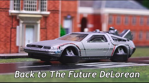 Back to The Future Time Machine - (Hot Wheels DeLorean CFG79)