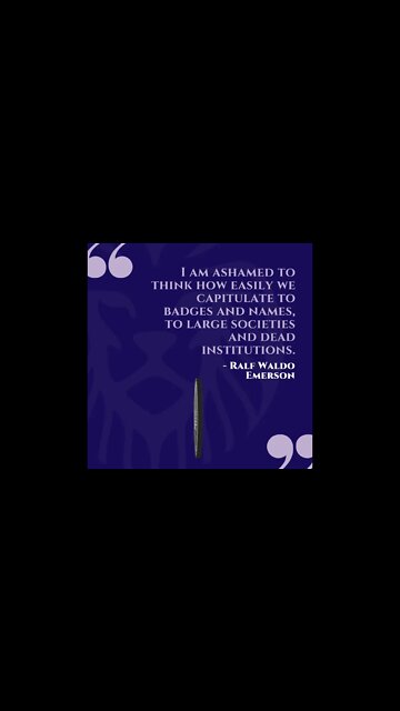 Sunday Motivation || Inspirational Ralph Waldo Emerson's Quotes || Develop Personalities On Your Own