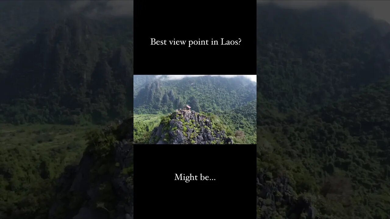 Best view point in Laos? Vang Vieng’s Namxay view point #explore #laos #mountains #roamtheplanet