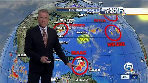 Update on the tropics - 9/14/18 - 5pm update