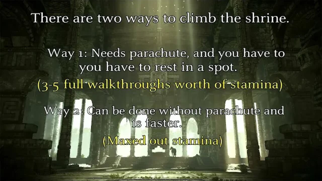 Shadow of the Colossus (PS4) - How to climb to the Secret Garden