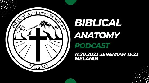 11.20.2023 Jeremiah 13.23 Melanin