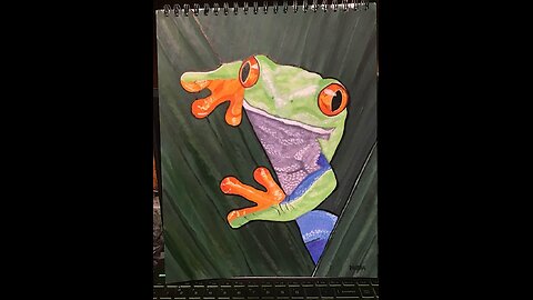 Tree Frog Painting