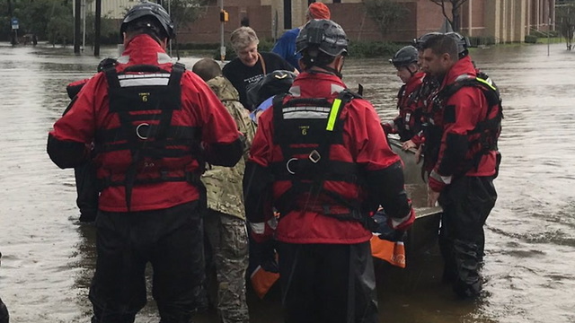 Heroes emerge in Houston area during Hurricane Harvey