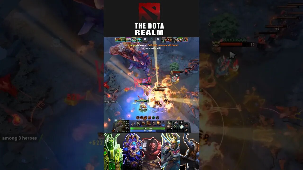 Update 7.33 is Crazy 🔥 | Sniper Rampage | #dota2