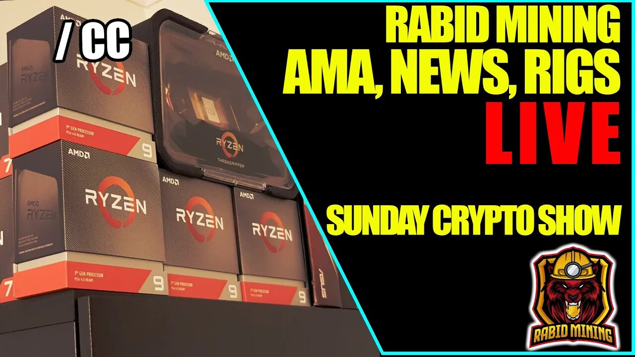 Sunday Crypto Show #16 | RIG Pics, AMA, Crypto Chat