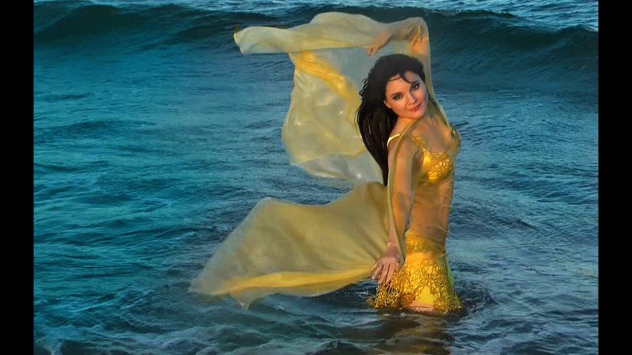 Ocean Dreams - beach belly dance music video! Tanna Valentine, Neon, Nyx Asteria