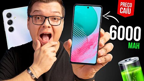 BAIXOU! Galaxy M54 - O CELULAR mais BARATO e COMPLETO com 6000mah!