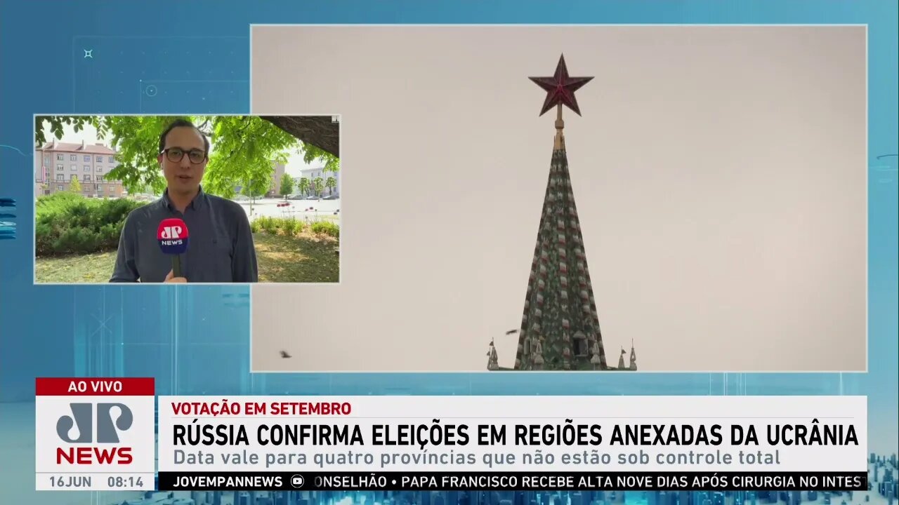 Rússia confirma eleições em regiões anexadas da Ucrânia