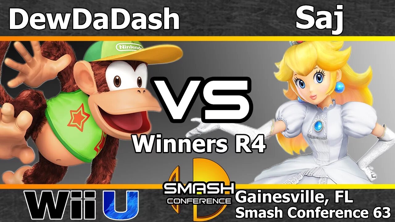 DewDaDash (Diddy) vs. Saj (Peach) - Winners R4 - SC63