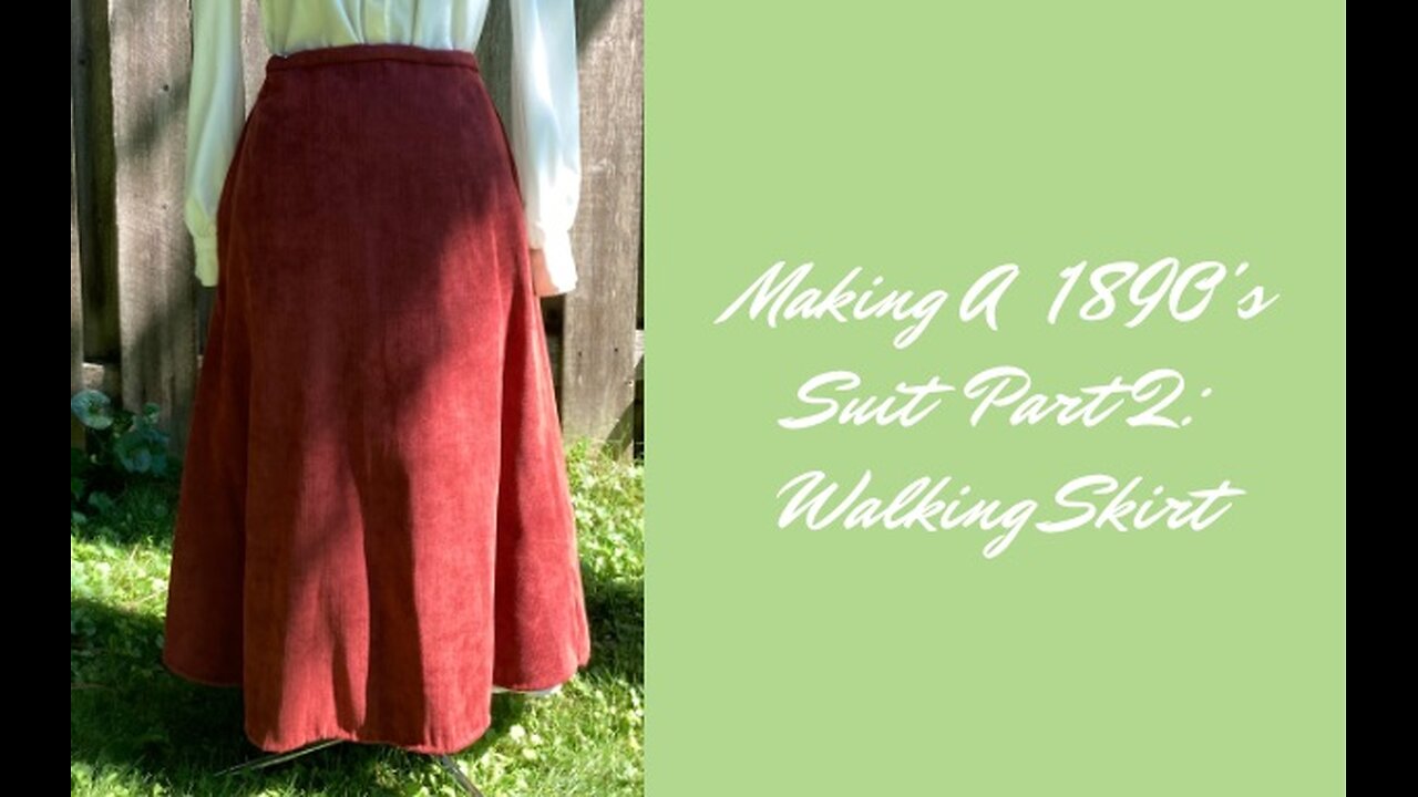 1890's Suit: Walking Skirt