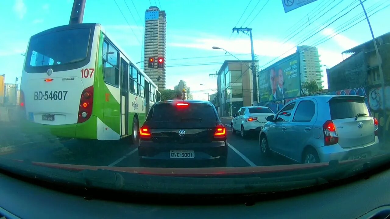 🚗 Explorando as Ruas de Belém de Carro - Passeio pela Pedro Álvares Cabral até a Doca 🌆