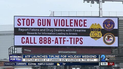 ATF offers up thousands of dollars for tips on gun crimes in Baltimore